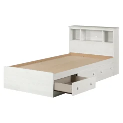 South Shore Twin, Full & Queen Beds>Bed and headboard set - Summer Breeze White Pine