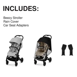 Kids Cybex Beezy 2 Compact City Stroller - Fog Grey