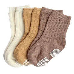BOY Mini et toi Brown (3) Socks Sizes 6-36m