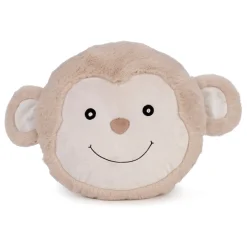 Attitudes Import Beige Monkey Plush Cushion