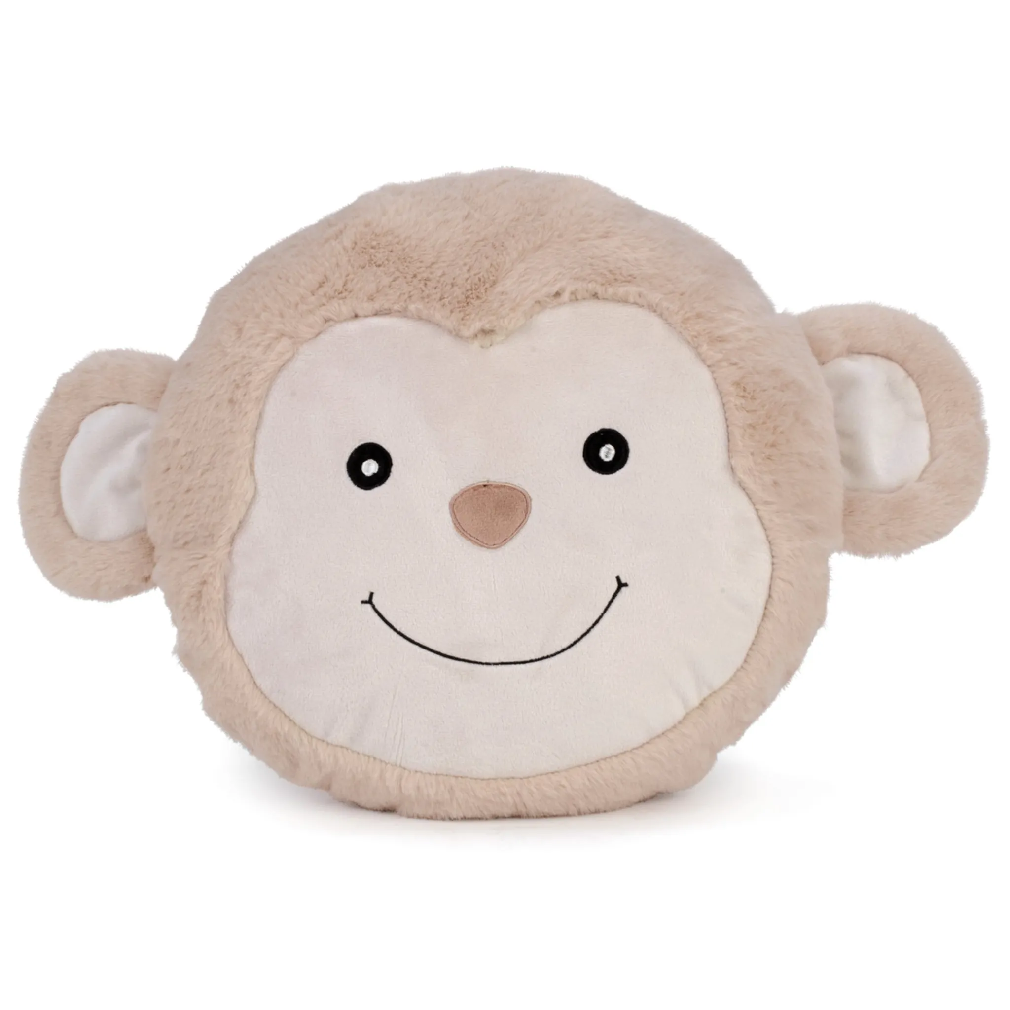 Attitudes Import Beige Monkey Plush Cushion