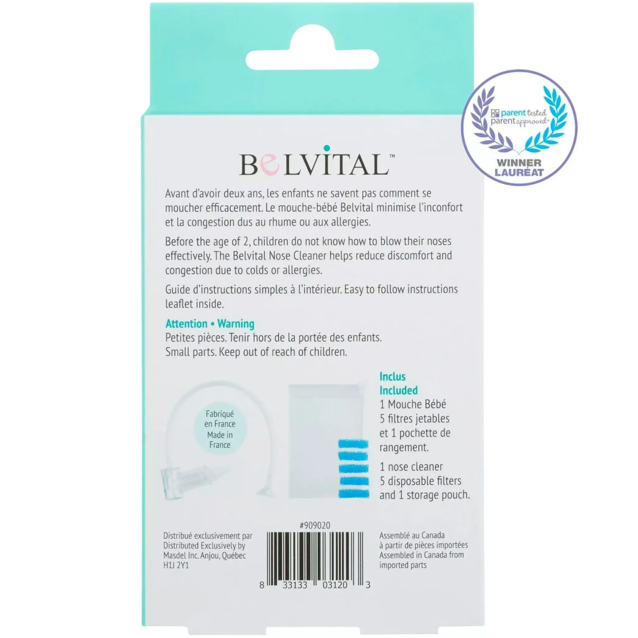 Clement - Equipement Nasal Care>Belvital Baby Nose Cleaner