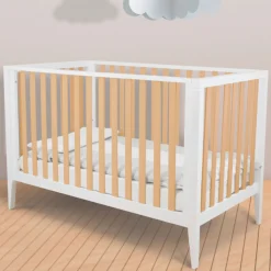 Pali Design Cribs & Mattresses|Cribs & Mattresses>Bernini Crib - White / Natural