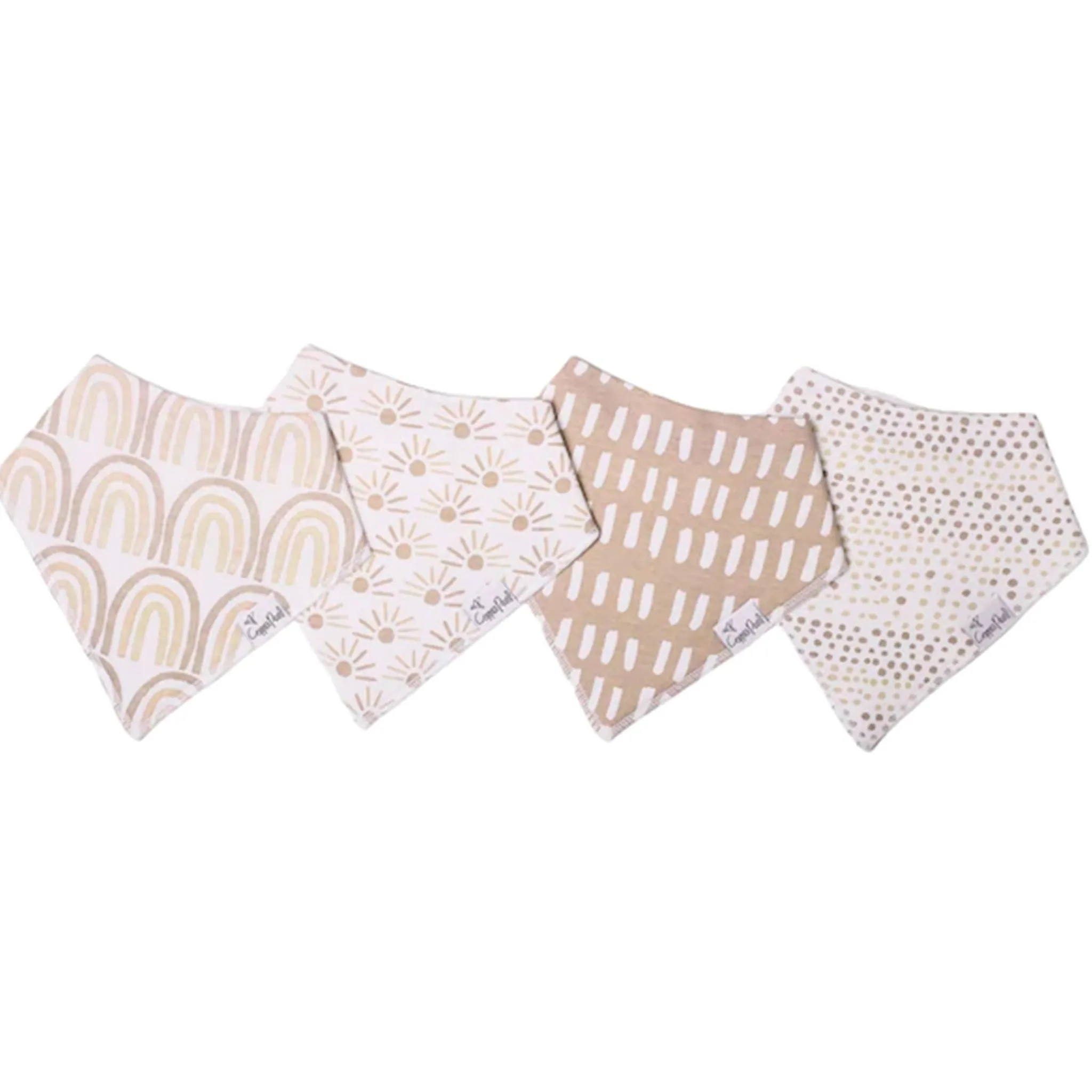 Copper Pearl Bibs (4) - Rainbow Bliss