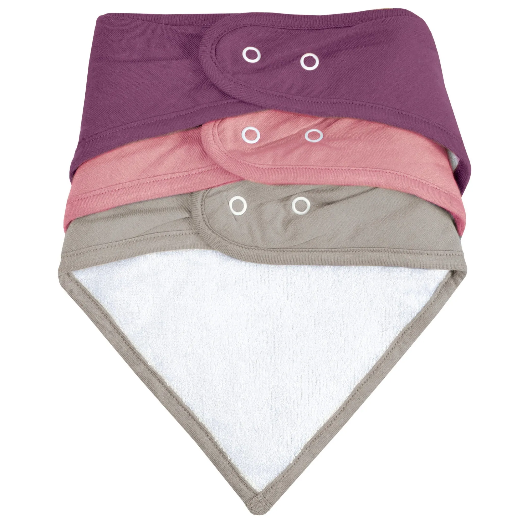 Perlimpinpin Bibs|Breastfeeding>Bibs (3) Bamboo - Porto / Lotus / Taupe