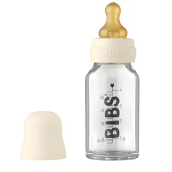 Bibs Breastfeeding|Bottles & Nipples>Glass Bottle Complete Set Latex - Ivory