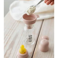 Bibs Breastfeeding|Bottles & Nipples>Glass Bottle Complete Set Latex - Ivory