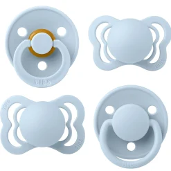 Bibs Pacifiers & Clips|Pacifiers & Clips>Try-It Collection Symmetrical Pacifier (4) 0-6m - Blue (Size 1)