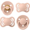 Bibs Pacifiers & Clips|Pacifiers & Clips>Try-It Collection Symmetrical Pacifier (4) 0-6m - Blush (Size 1)