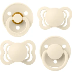 Bibs Pacifiers & Clips|Pacifiers & Clips>Try-It Collection Symmetrical Pacifier (4) 0-6m - Ivory (Size 1)