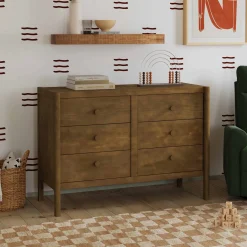 DaVinci Birdie 6-Drawer Dresser - Walnut
