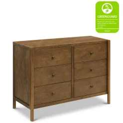 DaVinci Birdie 6-Drawer Dresser - Walnut
