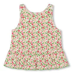 Kids Deux par Deux Tops>Birds Flowers Tank Top 7-10y