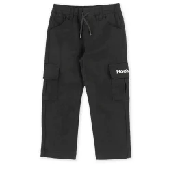 Kids/BOY Hooke Black Cargo Pants 2-12y