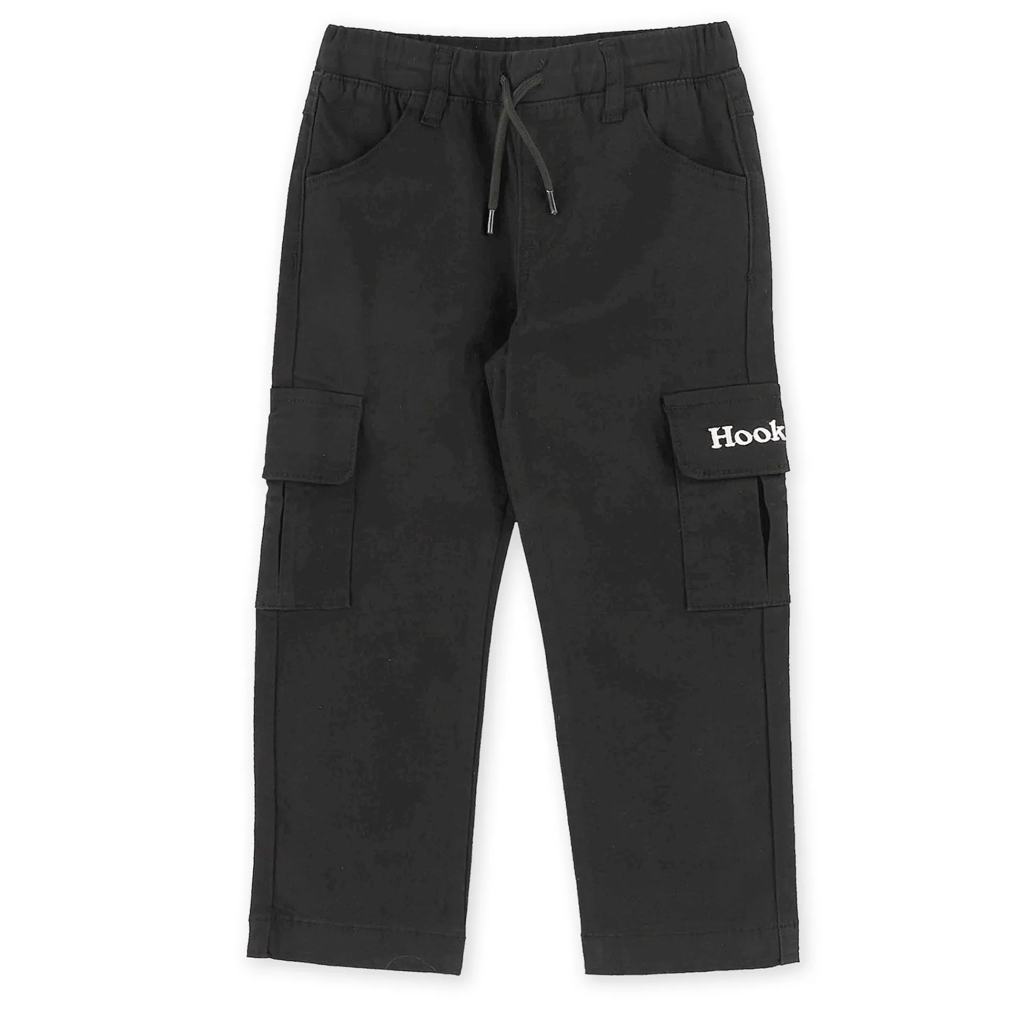 Kids/BOY Hooke Black Cargo Pants 2-12y