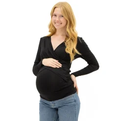 Bella Maternite Nursing Long Sleeves T-Shirt
