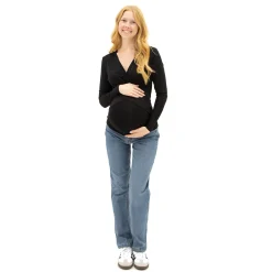 Bella Maternite Nursing Long Sleeves T-Shirt