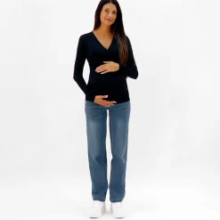 Bella Maternite Nursing Long Sleeves T-Shirt