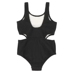 Kids Look Rib Swimsuit 2-14y
