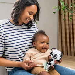 Tiny Love Developmental Toys|Stroller & Car Seat Toys>Black &White Décor Panda Rattle Toy