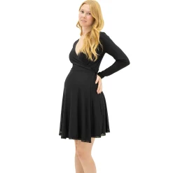 Bella Maternite Dresses, Skirts & Jumpsuits>Wrap Maternity Dress