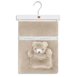Kids Piccolo Bambino Blanket with Plush Friends- Taupe