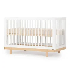 Dadada Baby Cribs & Mattresses|Cribs & Mattresses>Bliss 4-In-1 Convertible Crib - White/Natural