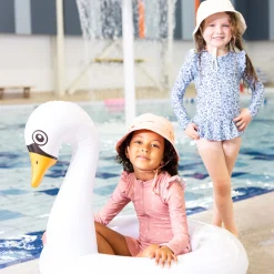 Kids Nano berries Uv Ls Swimsuit 2-6