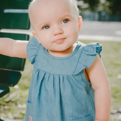 Deux par Deux Blueberry Cuddles Dress 3-24m