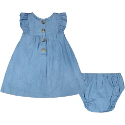 Deux par Deux Blueberry Cuddles Dress 3-24m