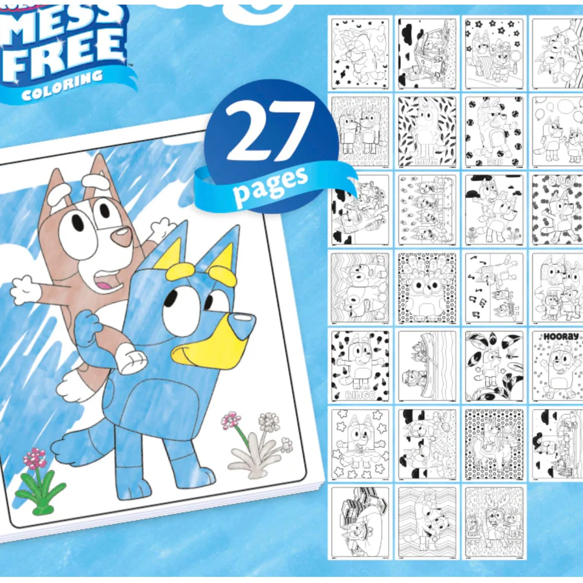 Kids Crayola Bluey Color Wonder Mess-Free Activity Kit