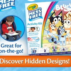 Kids Crayola Bluey Color Wonder Mess-Free Activity Kit