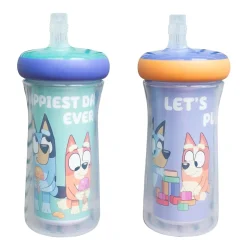 Kids Lamaze Breastfeeding|Tableware>Bluey Insulated Straw Cup 9oz (2)