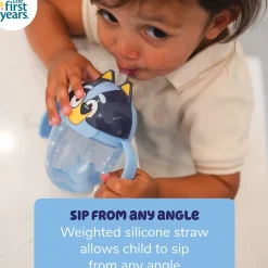 Kids Lamaze Bluey Weighted Straw Trainer