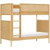 Babyletto Twin, Full & Queen Beds>Bondi Cane Convertible Bunk Bed - Honey