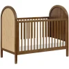 Babyletto Bondi Cane 3-in-1 Convertible Crib with Toddler Bed Kit- Honey Cane