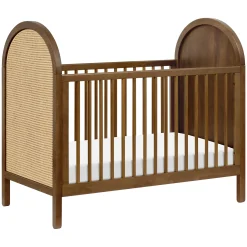 Babyletto Bondi Cane 3-in-1 Convertible Crib with Toddler Bed Kit- Honey Cane