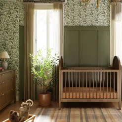 Babyletto Bondi Cane 3-in-1 Convertible Crib with Toddler Bed Kit- Honey Cane