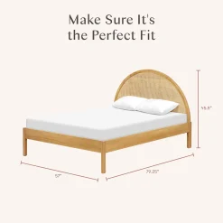 Babyletto Bondi Double Bed - Honey Cane
