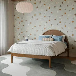 Babyletto Twin, Full & Queen Beds>Bondi Double Bed - Walnut Natural