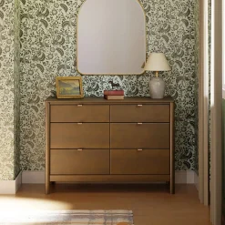 Babyletto Bondi 6-Drawer Assembled Dresser - Natural Walnut