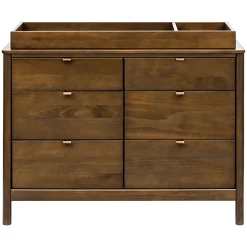 Babyletto Bondi 6-Drawer Assembled Dresser - Natural Walnut