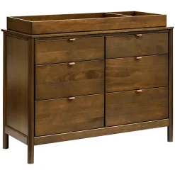 Babyletto Bondi 6-Drawer Assembled Dresser - Natural Walnut