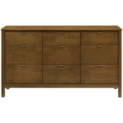 Babyletto Storage Furniture>Bondi 9-Drawer Assembled Dresser - Natural Walnut