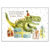 STÉPHANIE RENIÈRE ILLUSTRATION Bonne Fête Dino Wish Card