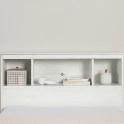 South Shore Bookcase headboard Summer Breeze - White Pine