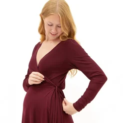 Bella Maternite Wrap Maternity Dress