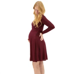 Bella Maternite Wrap Maternity Dress