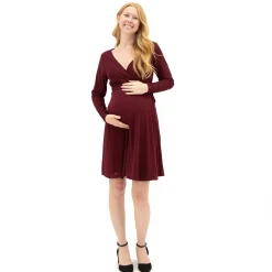 Bella Maternite Wrap Maternity Dress