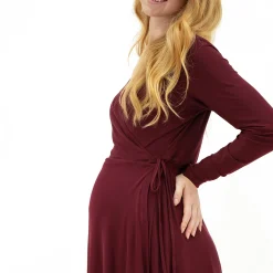 Bella Maternite Wrap Maternity Dress